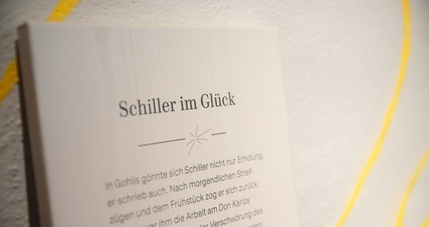 Dauerausstellung Schillerhaus Leipzig Dauerausstellung Schillerhaus Leipzig