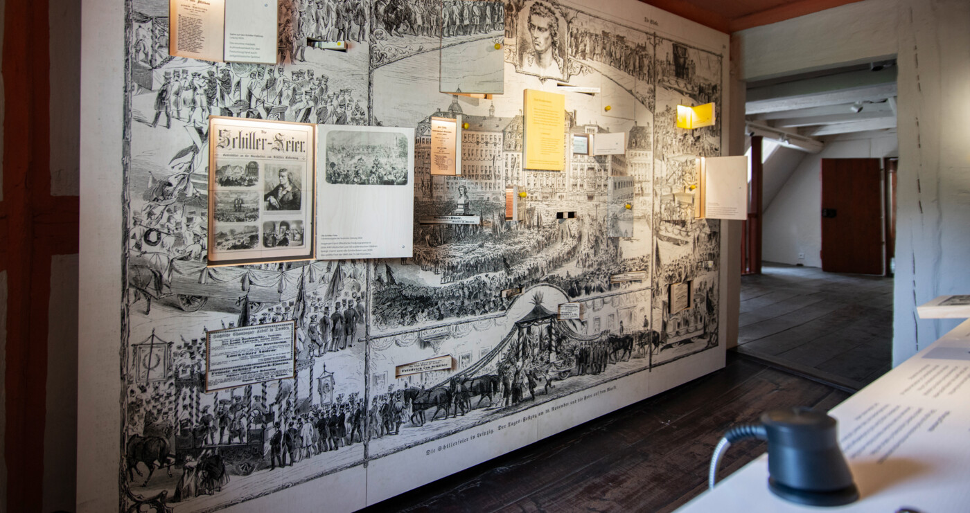 Dauerausstellung Schillerhaus Leipzig