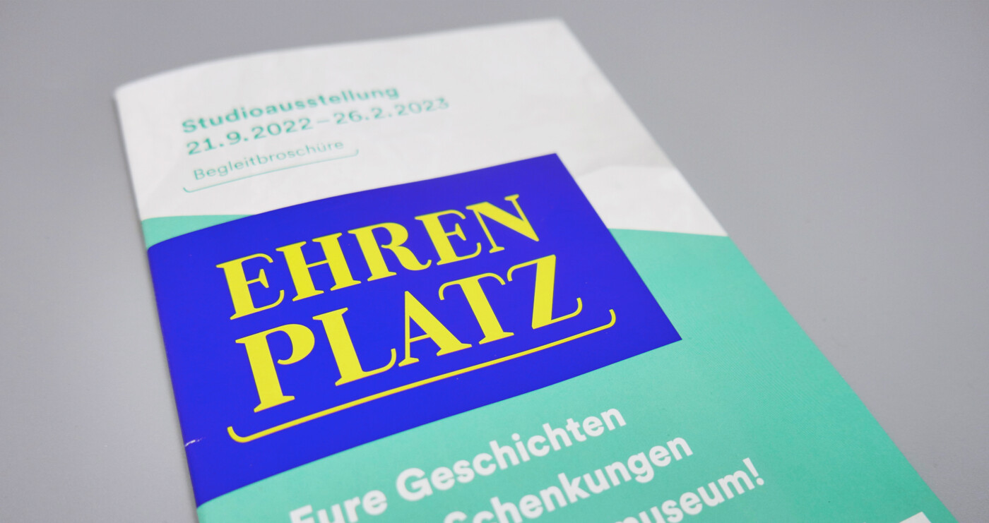 Studioausstellung Ehrenplatz Studioausstellung Ehrenplatz