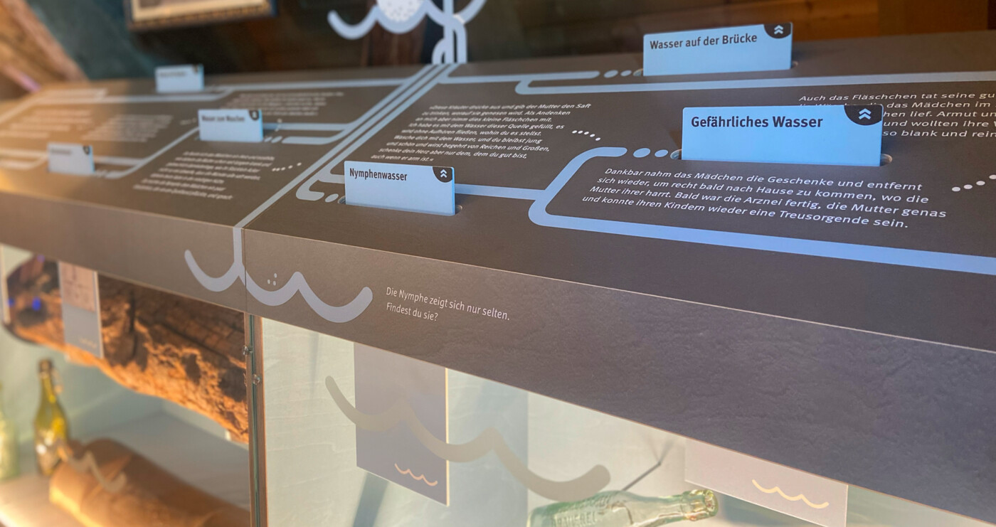 Nymphenvitrine Stadtmuseum Eilenburg