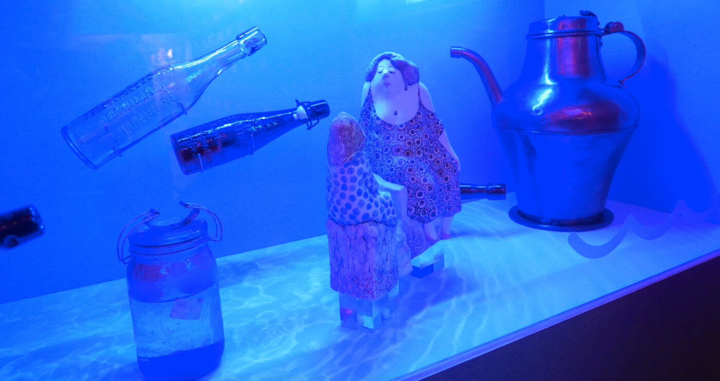 Nymphenvitrine Stadtmuseum Eilenburg Ausleuchtung Nymphenvitrine Stadtmuseum Eilenburg